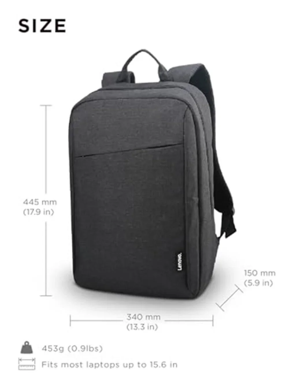 15.6 Inch Laptop Backpack Water Repellent Lightweight Travel College Business